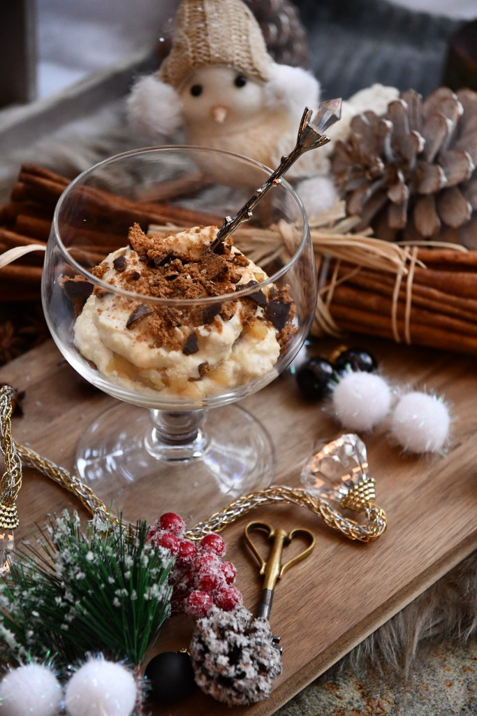 Bratapfel-Lebkuchen-Dessert